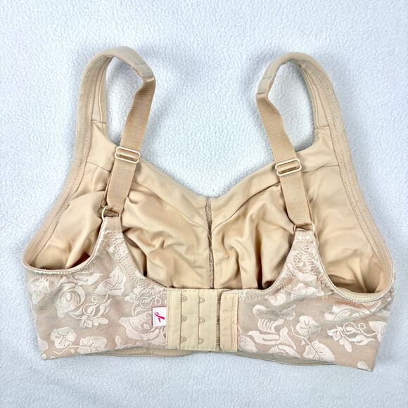 WACOAL Awareness Full Figure Seamless Wire Free Bra 34DDD 85276 Sand Nude Beige - Picture 11 of 16